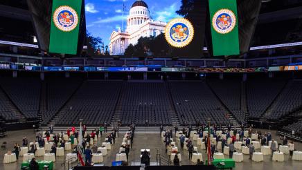 Swearing-in at Golden 1 Center