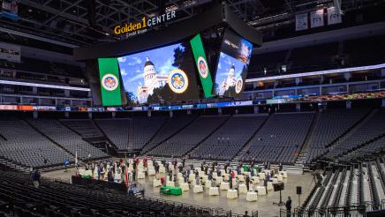 Swearing-in at Golden 1 Center