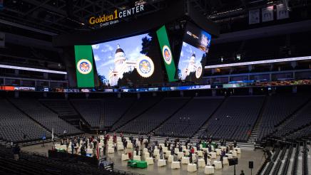 Swearing-in at Golden 1 Center