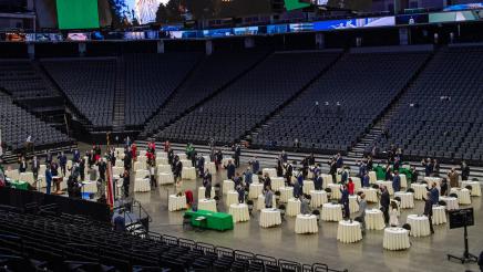 Swearing-in at Golden 1 Center
