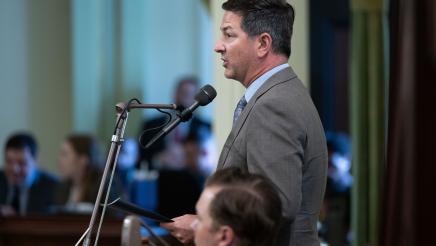 Assemblymember Ward introducing HR 46