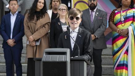 LGBTQ Caucus Press Conference