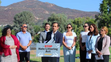 Press Conference for AB 3024: The Stop Hate Littering Act