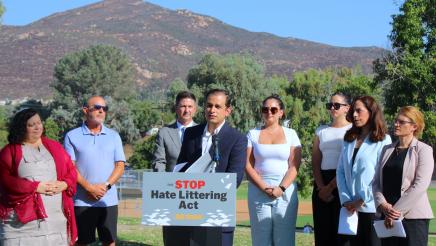 Press Conference for AB 3024: The Stop Hate Littering Act