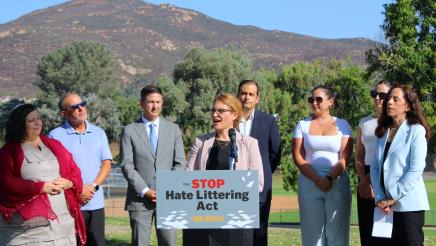 Press Conference for AB 3024: The Stop Hate Littering Act