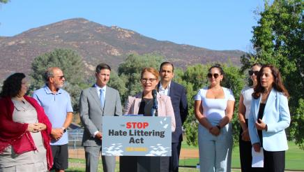 Press Conference for AB 3024: The Stop Hate Littering Act