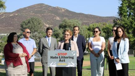 Press Conference for AB 3024: The Stop Hate Littering Act