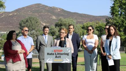 Press Conference for AB 3024: The Stop Hate Littering Act