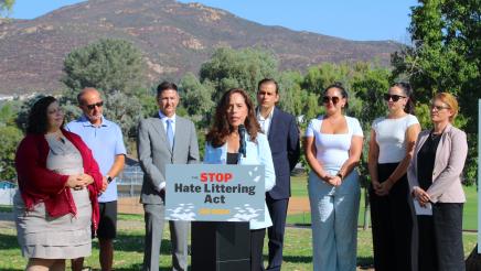 Press Conference for AB 3024: The Stop Hate Littering Act