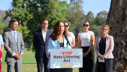 Press Conference for AB 3024: The Stop Hate Littering Act