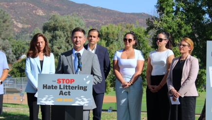 Press Conference for AB 3024: The Stop Hate Littering Act