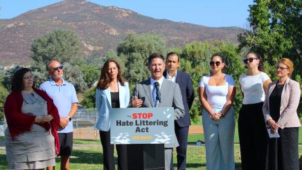 Press Conference for AB 3024: The Stop Hate Littering Act
