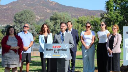 Press Conference for AB 3024: The Stop Hate Littering Act