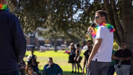 LGBTQ Caucus Tour with Speaker Rivas