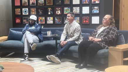 Chair Ward attends an informational session